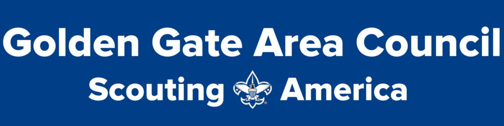 GGAC Scouting America logo white on blue background